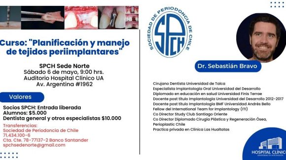 Curso: “Planificación y manejo de tejidos periimplantares” Curso: “Planificación y manejo de tejidos periimplantares”