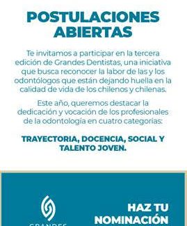 Votación de la Campaña Grandes Dentistas 2023 Votación de la Campaña Grandes Dentistas 2023