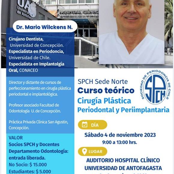 Curso Teórico: Cirugía Plástica Periodontal y Periimplantaria, Sede Norte